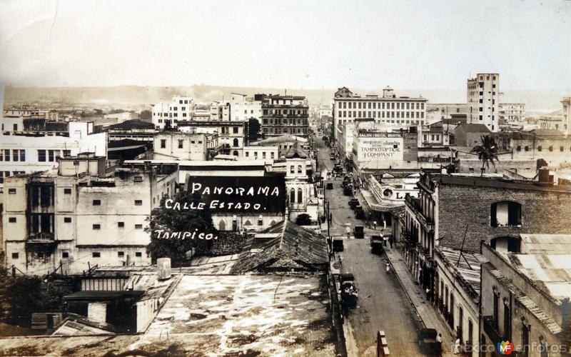 Panorama y calle Estado.