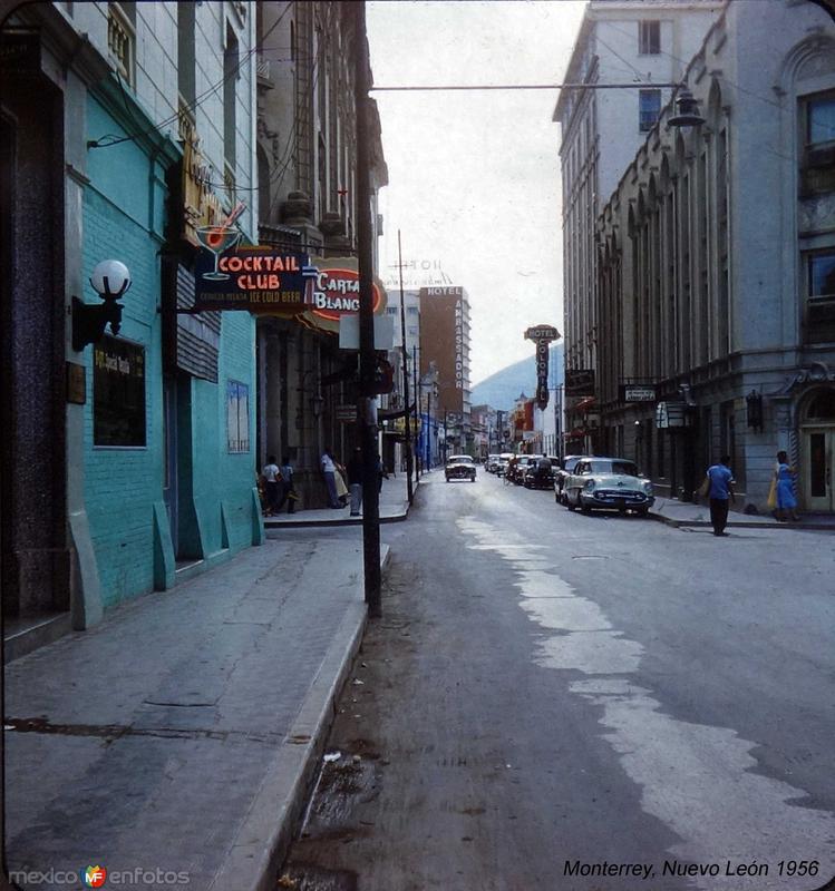 Escena Callejera Monterrey, Nuevo León 1956.