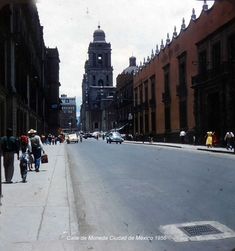 Calle de Moneda Ciudad de México 1956