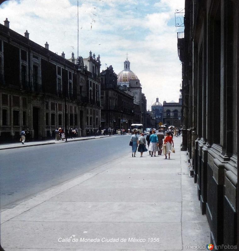 Calle de Moneda Ciudad de México 1956