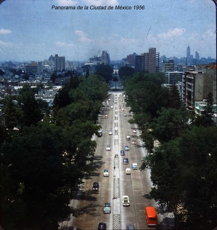 Panorama de la Ciudad de México 1956