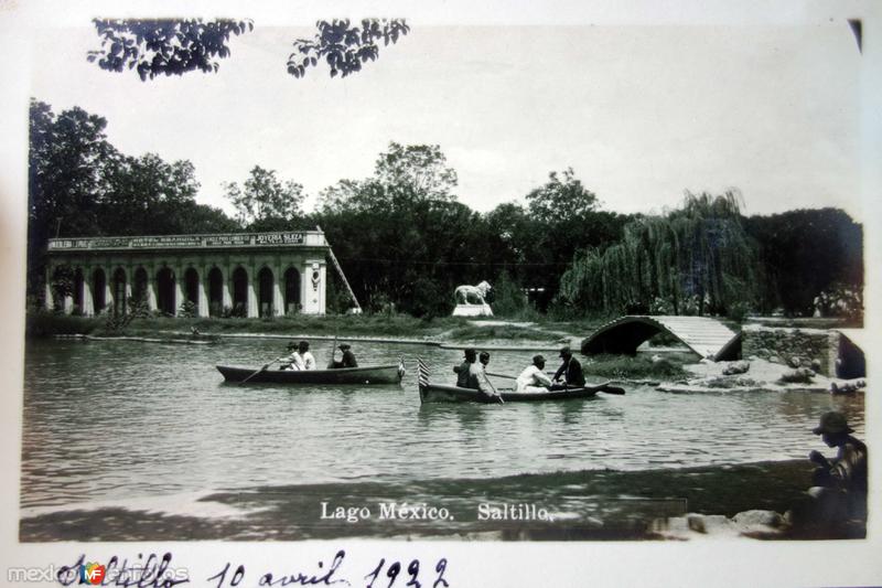 Lago Mexico ( Circulada el 10 de Abril de 1922 )