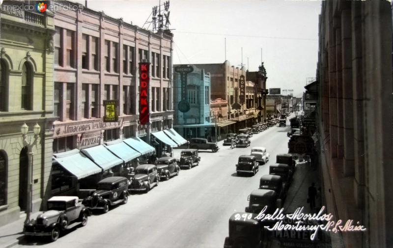 Calle Morelos ( Circulada el 24 de Agosto de 1937 ).