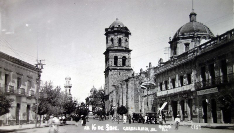 Avenida 16 de Septiembre Guadalajara, Jalisco.