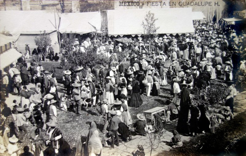 La Villa de Guadalupe Hidalgo Celebracion de un 12 de Diciembre .