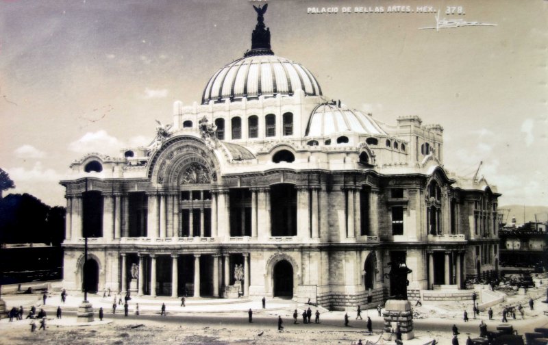 Palacio de Bellas Artes ( Circulada el 13 de Diciembre de 1937 ).