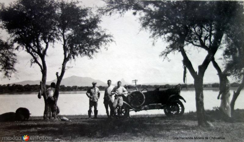 Una Hacienda Minera de Chihuahua .