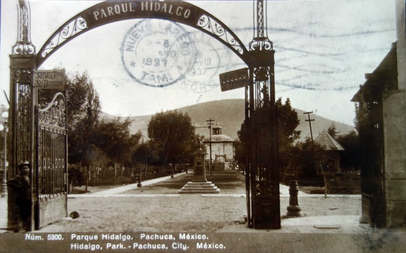 Parque Hidalgo 1937.