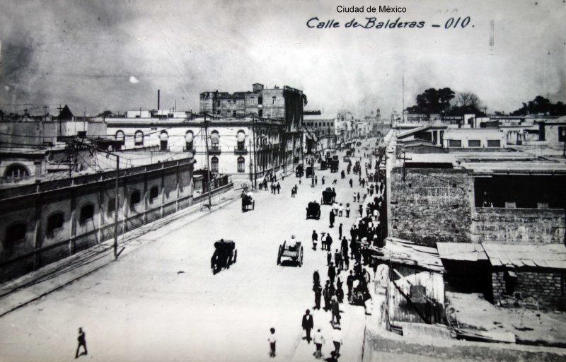 Calle de Balderas de La Ciudad de México.