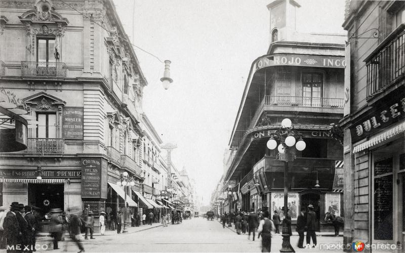 Avenida San Francisco (hoy Calle Francisco I. Madero)