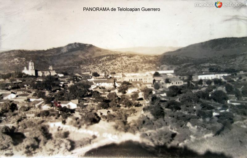 Fotos de Teloloapan, Guerrero, México: PANORAMA de Teloloapan Guerrero ( Circulada el 12 de Julio de 1943 ).