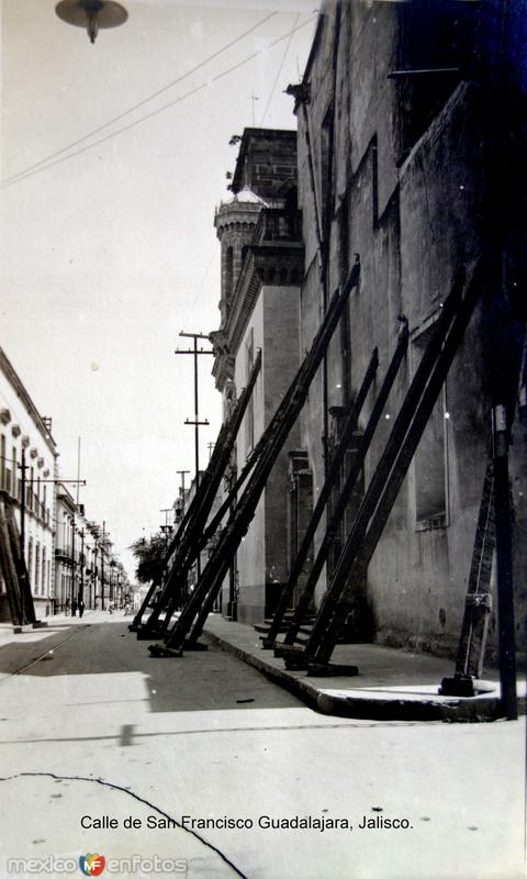 Calle de San Francisco Guadalajara, Jalisco.