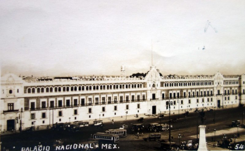 Palacio Nacional ( Circulada el 28 de Diciembre de 1930 ) .