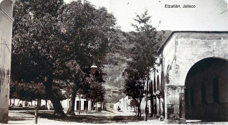 Avenida y los portales Etzatlán, Jalisco