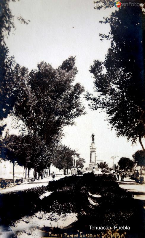 Paseo y parque Guadalupe Hidalgo.