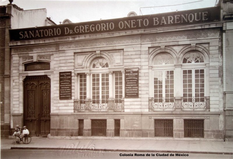 Consultorio del Dr. Gregorio Oneto Barenque Colonia Roma de la Ciudad de México