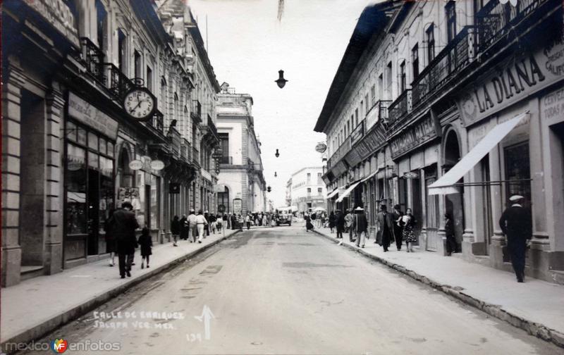 Calle de Enrriquez Jalapa Veracruz.