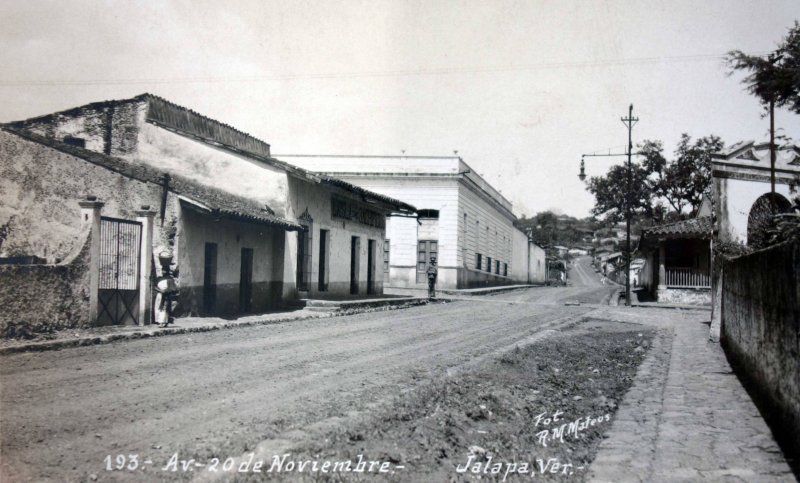 Avenida 20 de Noviembre Jalapa Veracruz.