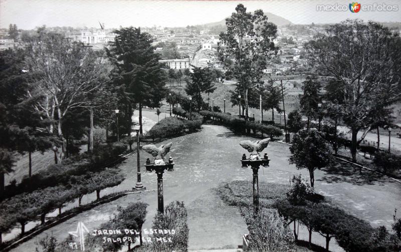 Jardin de El estadio Jalapa Veracruz.