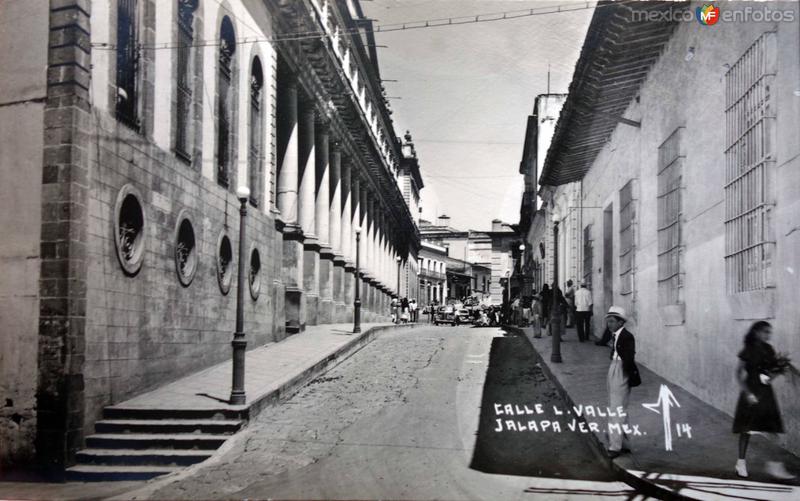 Calle L Valle Jalapa Veracruz.