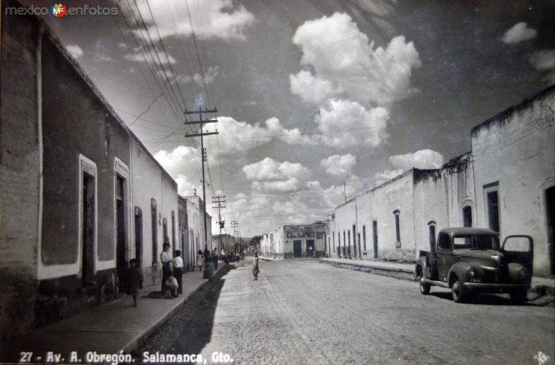 Avenida A Obregon.