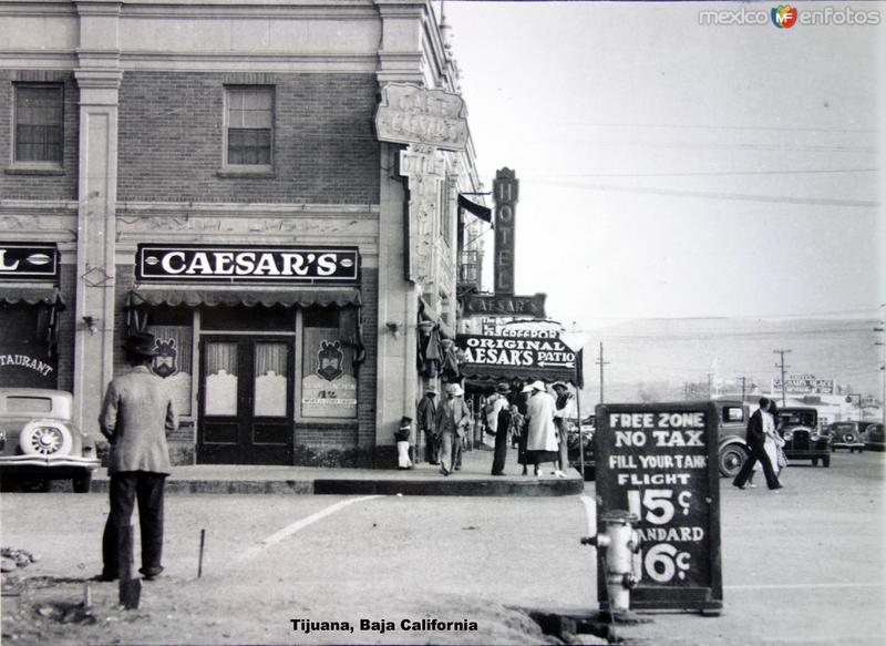 Lugar donde nace la famosa ensalada Cesar Tijuana, Baja California