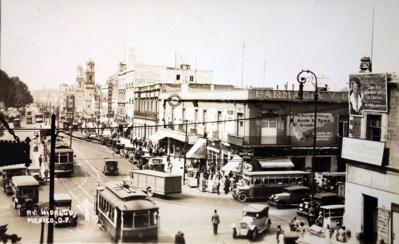 Avenida Hidalgo.