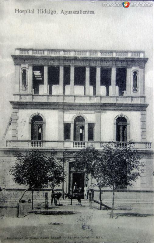 Hospital Hidalgo ( Circulada el 20 de Diciembre de 1911 ).