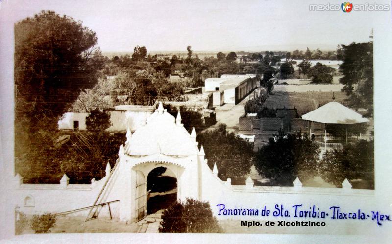 Panorama del Pueblo de Santo Toribio Mpio. de Xicohtzinco