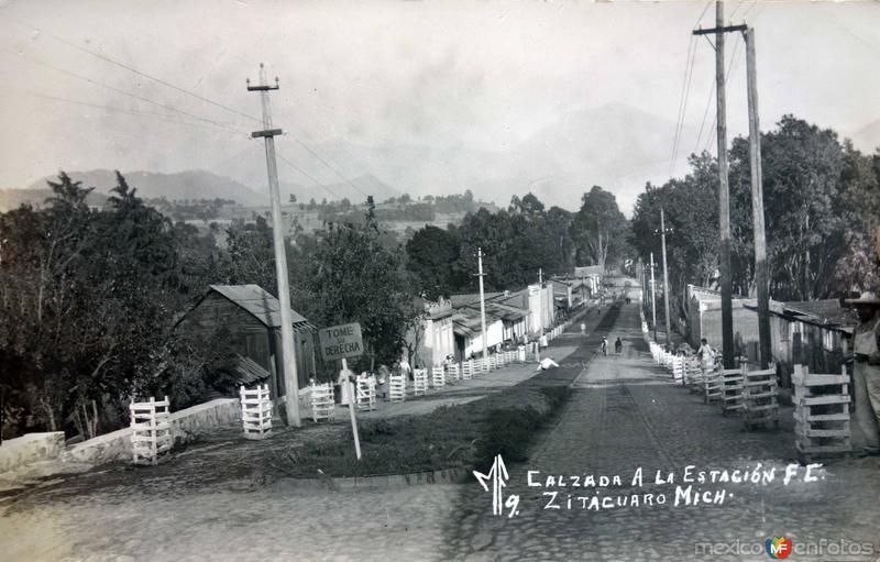 Calzada a La Estacion del F C.