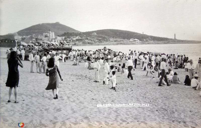 Balneario de Mazatlán, Sinaloa.