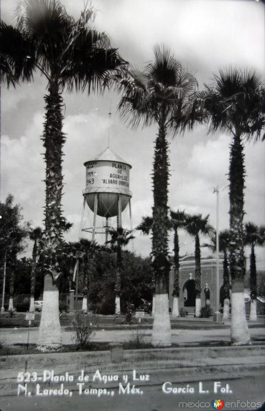 Planta de agua y Luz ( Circulada el 15 de Agosto de 1956 )