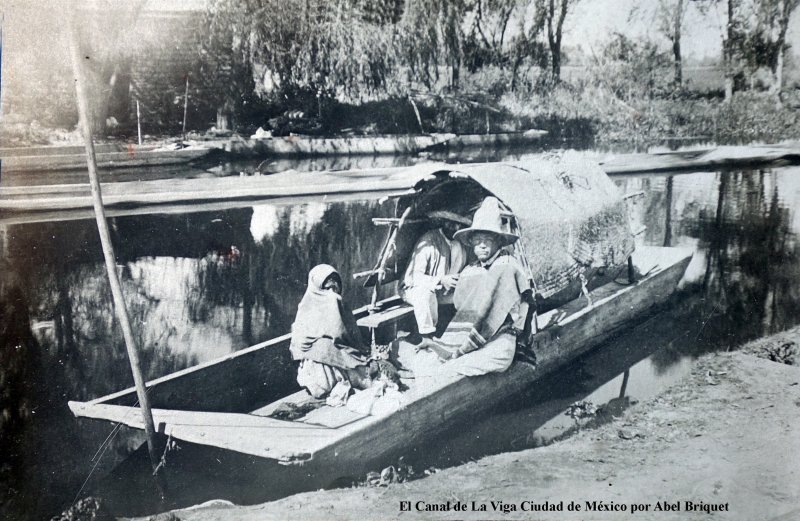 El Canal de La Viga  por el Fotógrafo Abel Briquet.