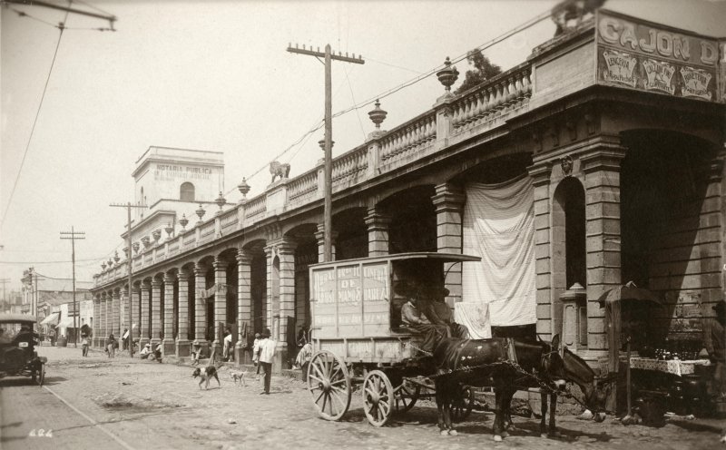 Portal de la Magdalena, en el barrio de Tacubaya