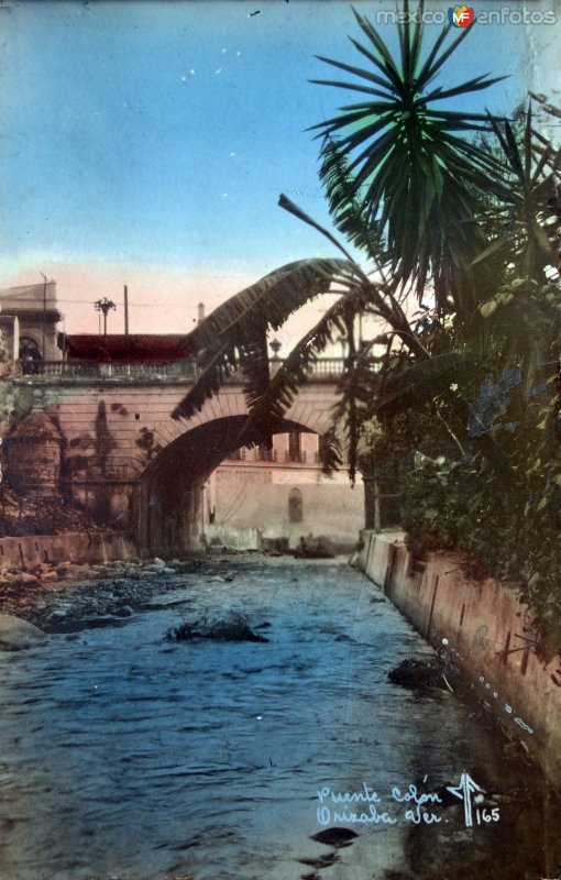 Puente Colon. ( Circulada el 17 de Mayo de 1945 ).