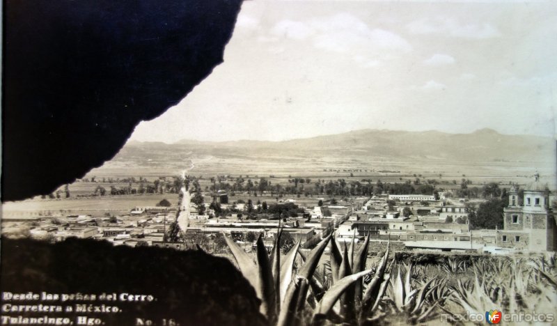 Panorama desde las penas del cerro.