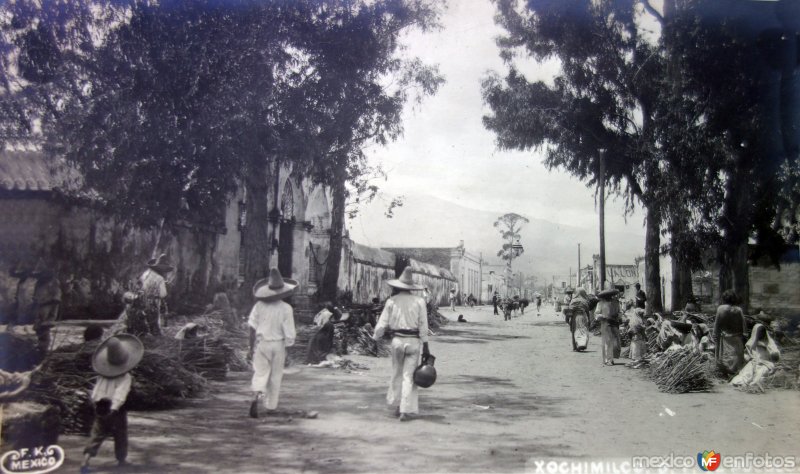 Xochimilco D F el Pueblo por el  Fotógrafo Fernando Kososky.