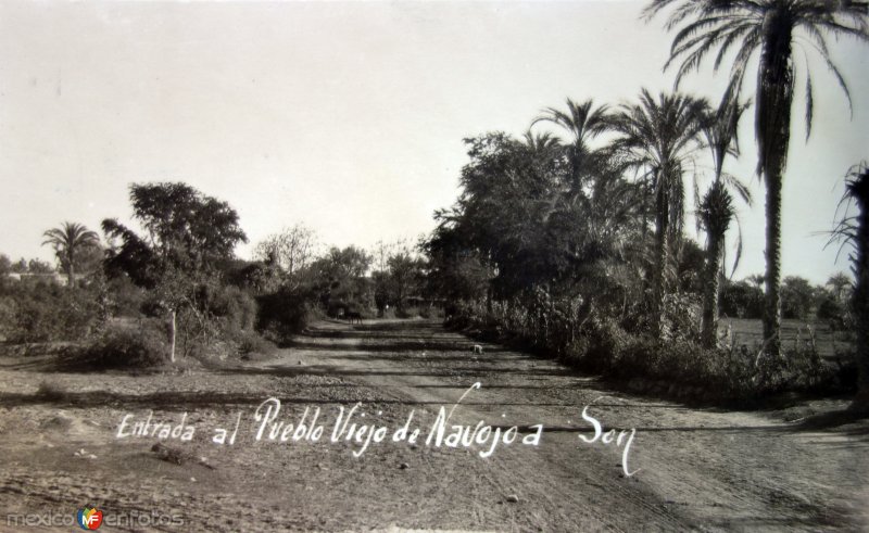 Entrada al pueblo viejo 1924