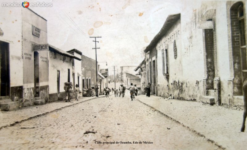 Calle principal de Ozumba, Edo de México.