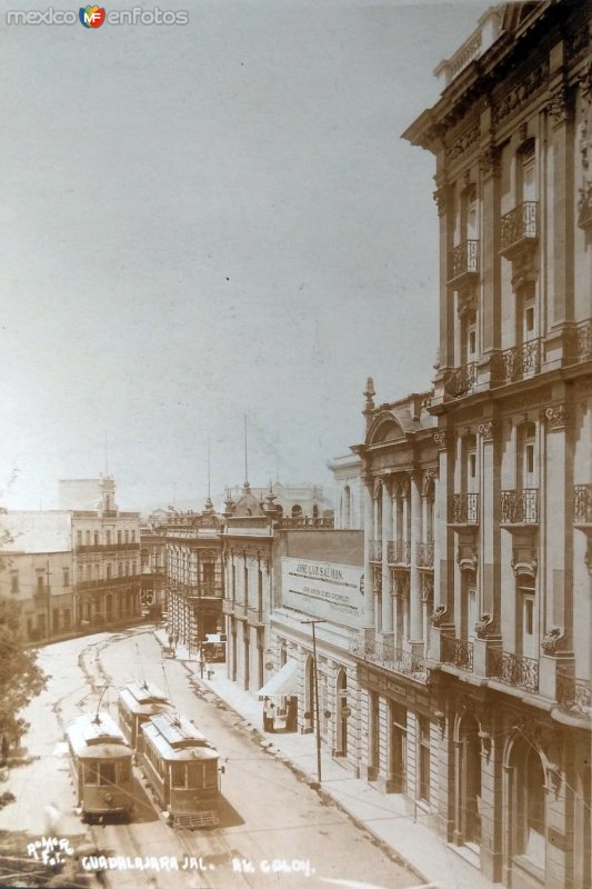 Avenida Colon ( Circulada el 7 de Noviembre de 1923 ).