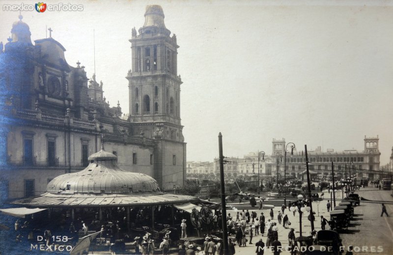 Mercado de flores.