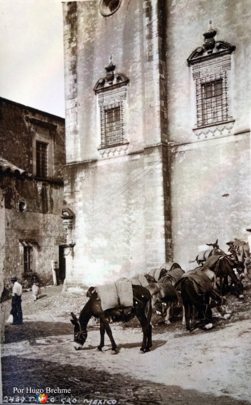 Escena Callejera Por El Fotógrafo Hugo Brehme Taxco Guerrero Mx16117710609384 