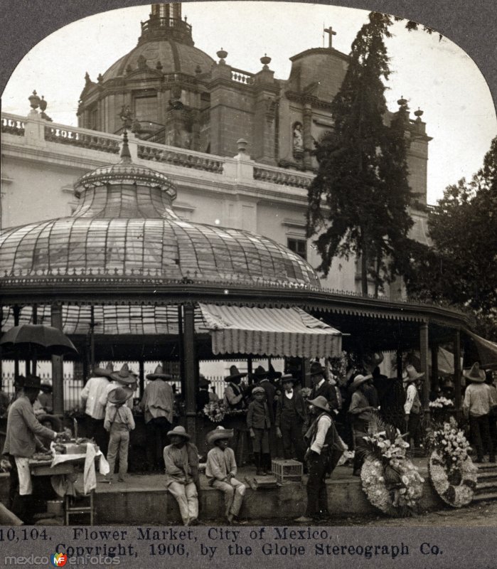 Mercado de flores 1906.