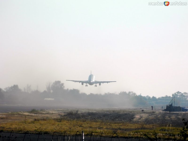 Despegando del aeropuerto de Celaya