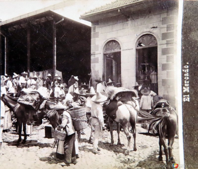 Dia de Mercado  por el Fotógrafo Abel Briquet.