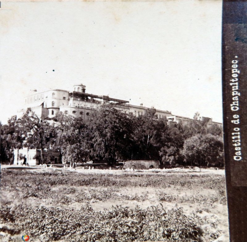 Castillo de Chapultepec por el Fotógrafo Abel Briquet.