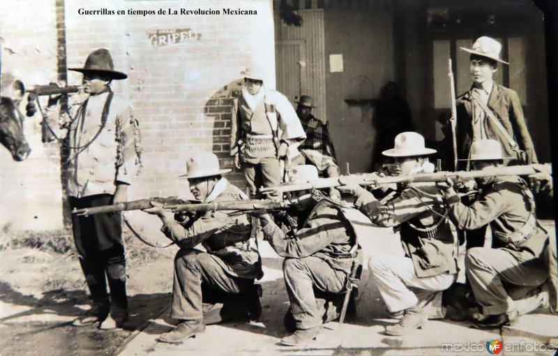 Guerrillas en tiempos de La Revolucion Mexicana.