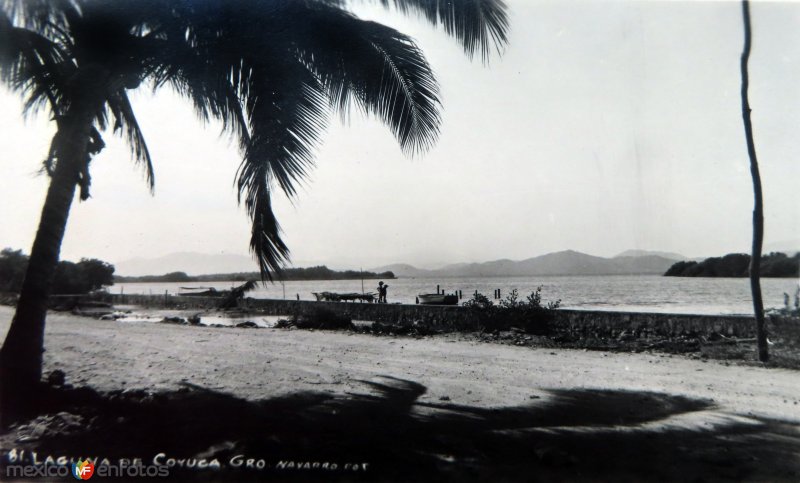 La laguna de Coyuca de Benítez, Guerrero.