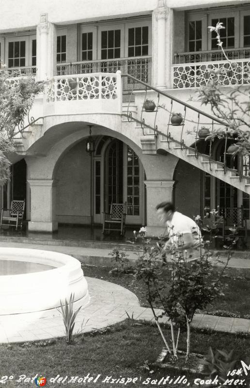 Segundo patio del Hotel Arizpe