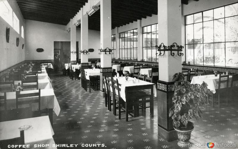 Cafetería del hotel Shirley Courts